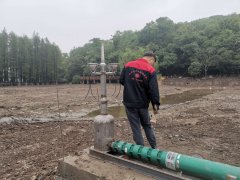 40米喊泉施工現場